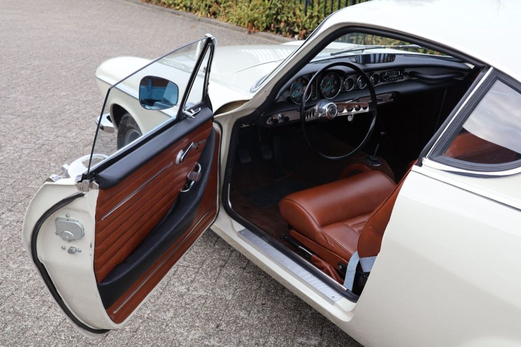 Volvo P1800 for sale | Volvo P1800 S – 1966 | Dutch Delivered | Fully Restored | Custom Brown Leather Interior - Image 38
