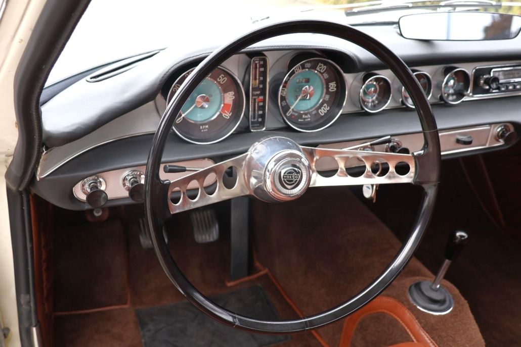 Volvo P1800 for sale | Volvo P1800 S – 1966 | Dutch Delivered | Fully Restored | Custom Brown Leather Interior - Image 41