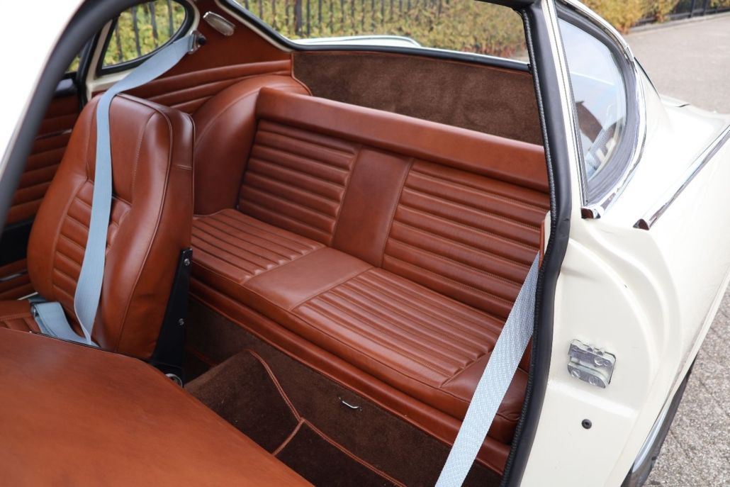 Volvo P1800 for sale | Volvo P1800 S – 1966 | Dutch Delivered | Fully Restored | Custom Brown Leather Interior - Image 43