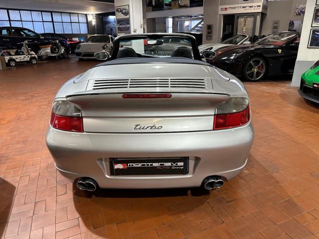 Porsche 911 for sale | PORSCHE 996 Turbo Cabriolet Cambio Manuale PelleBlu - Image 4