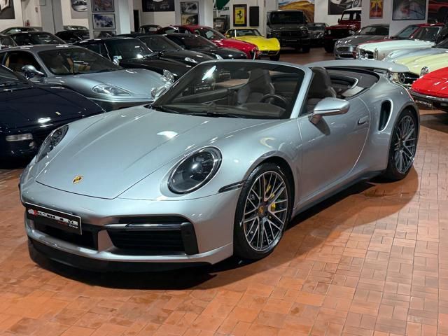 Porsche 911 for sale | PORSCHE 911 Turbo S Cabriolet -Pelle Marrone-Capote Marrone - Image 48