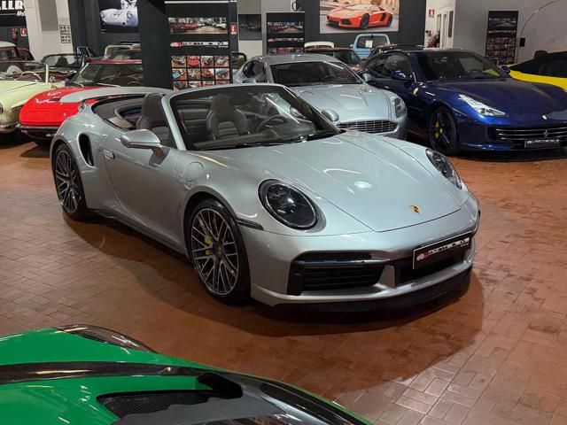 Porsche 911 for sale | PORSCHE 911 Turbo S Cabriolet -Pelle Marrone-Capote Marrone - Image 43