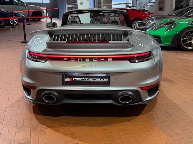 Porsche 911 for sale | PORSCHE 911 Turbo S Cabriolet -Pelle Marrone-Capote Marrone - Image 24