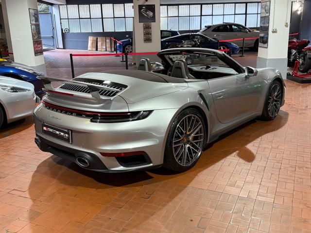 Porsche 911 for sale | PORSCHE 911 Turbo S Cabriolet -Pelle Marrone-Capote Marrone - Image 54