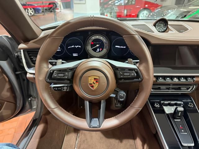 Porsche 911 for sale | PORSCHE 911 Turbo S Cabriolet -Pelle Marrone-Capote Marrone - Image 33