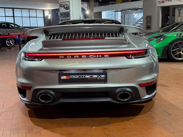 Porsche 911 for sale | PORSCHE 911 Turbo S Cabriolet -Pelle Marrone-Capote Marrone - Image 24