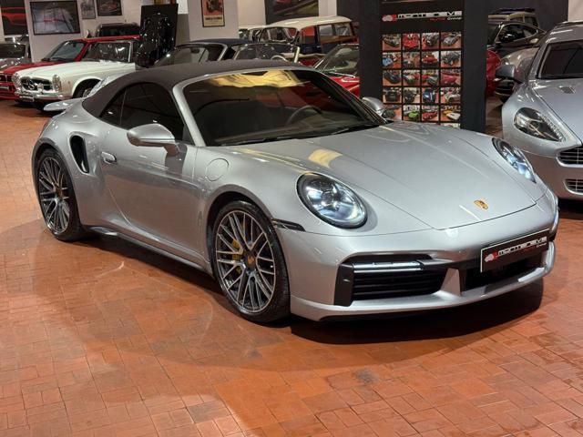 Porsche 911 for sale | PORSCHE 911 Turbo S Cabriolet -Pelle Marrone-Capote Marrone - Image 16