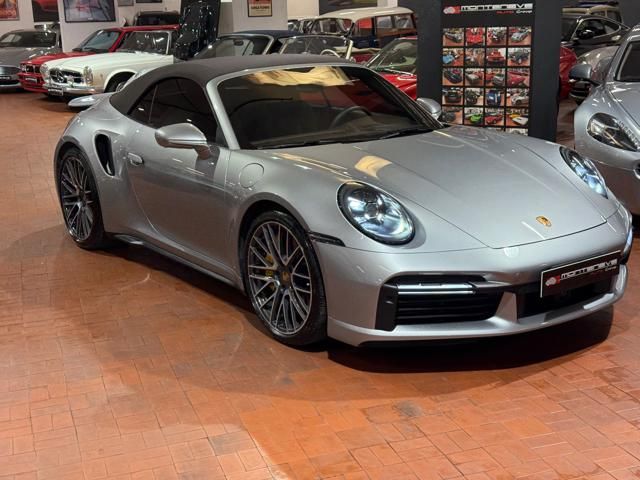 Porsche 911 for sale | PORSCHE 911 Turbo S Cabriolet -Pelle Marrone-Capote Marrone - Image 16
