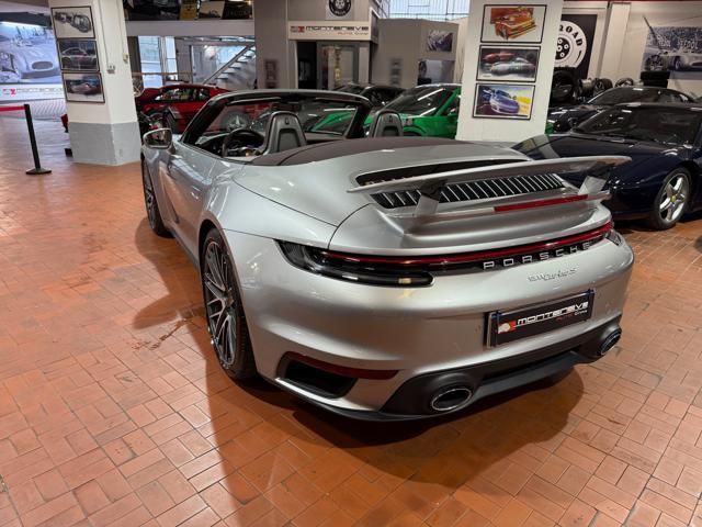 Porsche 911 for sale | PORSCHE 911 Turbo S Cabriolet -Pelle Marrone-Capote Marrone - Image 50