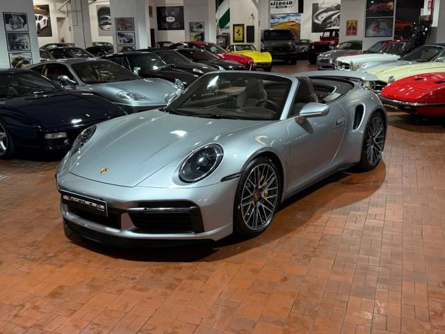 Porsche 911 for sale | PORSCHE 911 Turbo S Cabriolet -Pelle Marrone-Capote Marrone - Image 47