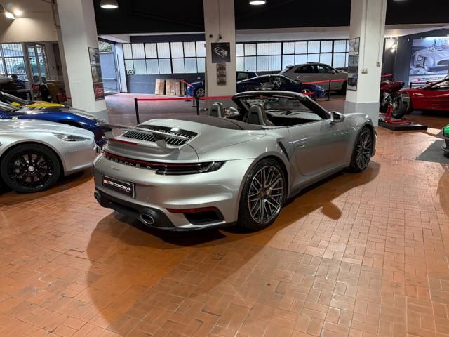 Porsche 911 for sale | PORSCHE 911 Turbo S Cabriolet -Pelle Marrone-Capote Marrone - Image 52