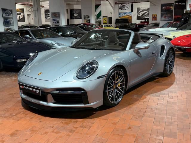 Porsche 911 for sale | PORSCHE 911 Turbo S Cabriolet -Pelle Marrone-Capote Marrone - Image 19