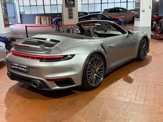 Porsche 911 for sale | PORSCHE 911 Turbo S Cabriolet -Pelle Marrone-Capote Marrone - Image 4