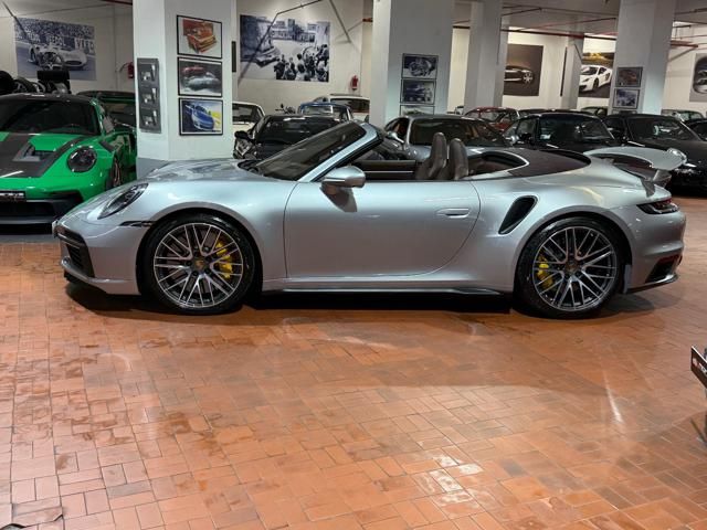Porsche 911 for sale | PORSCHE 911 Turbo S Cabriolet -Pelle Marrone-Capote Marrone - Image 48