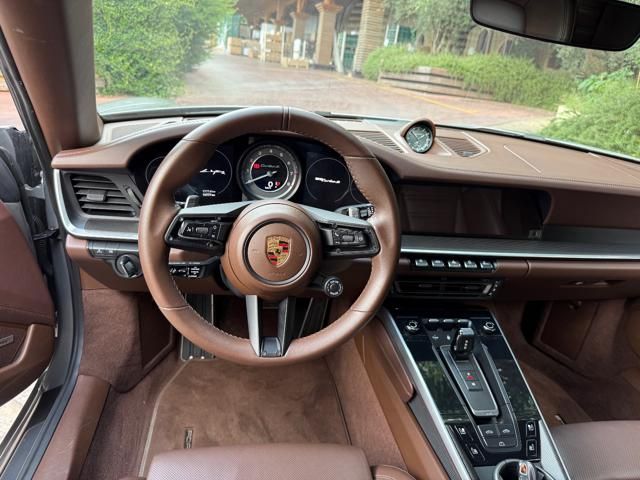 Porsche 911 for sale | PORSCHE 992 Turbo S Cabriolet -Pelle Marrone-Capote Marrone - Image 75