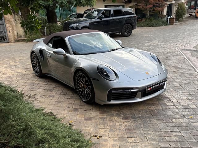 Porsche 911 for sale | PORSCHE 992 Turbo S Cabriolet -Pelle Marrone-Capote Marrone - Image 70