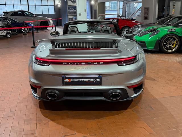 Porsche 911 for sale | PORSCHE 992 Turbo S Cabriolet -Pelle Marrone-Capote Marrone - Image 24