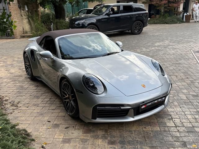Porsche 911 for sale | PORSCHE 992 Turbo S Cabriolet -Pelle Marrone-Capote Marrone - Image 67