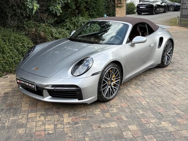 Porsche 911 for sale | PORSCHE 992 Turbo S Cabriolet -Pelle Marrone-Capote Marrone - Image 60