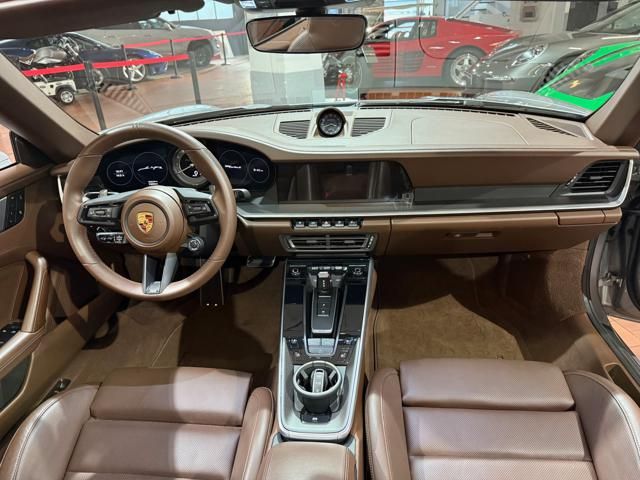 Porsche 911 for sale | PORSCHE 992 Turbo S Cabriolet -Pelle Marrone-Capote Marrone - Image 43