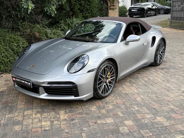 Porsche 911 for sale | PORSCHE 992 Turbo S Cabriolet -Pelle Marrone-Capote Marrone - Image 62