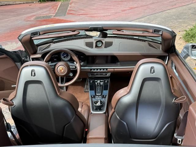 Porsche 911 for sale | PORSCHE 992 Turbo S Cabriolet -Pelle Marrone-Capote Marrone - Image 83