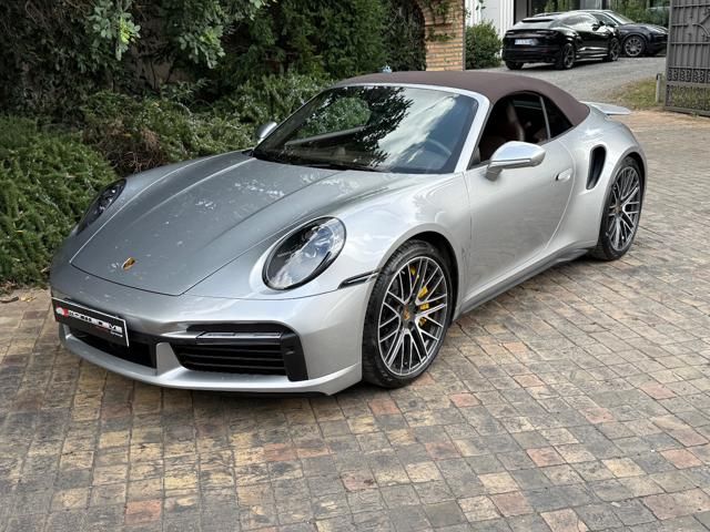 Porsche 911 for sale | PORSCHE 992 Turbo S Cabriolet -Pelle Marrone-Capote Marrone - Image 61