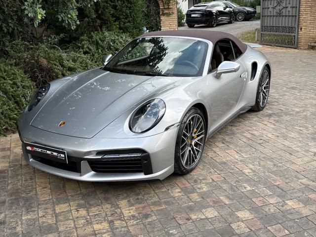 Porsche 911 for sale | PORSCHE 992 Turbo S Cabriolet -Pelle Marrone-Capote Marrone - Image 64