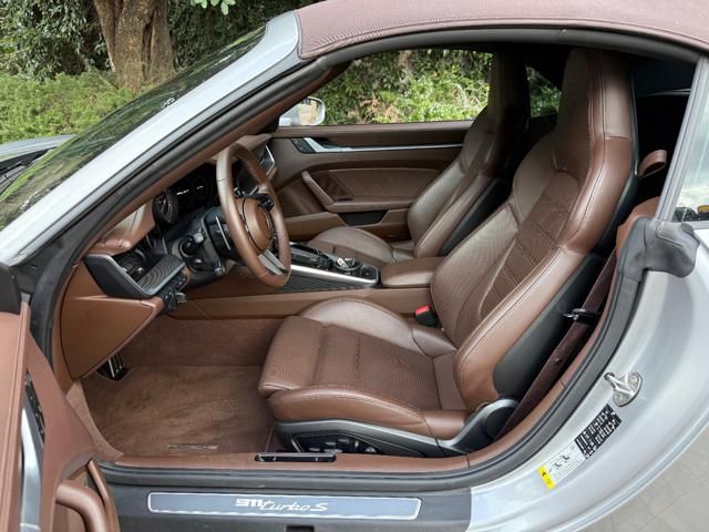 Porsche 911 for sale | PORSCHE 992 Turbo S Cabriolet -Pelle Marrone-Capote Marrone - Image 79