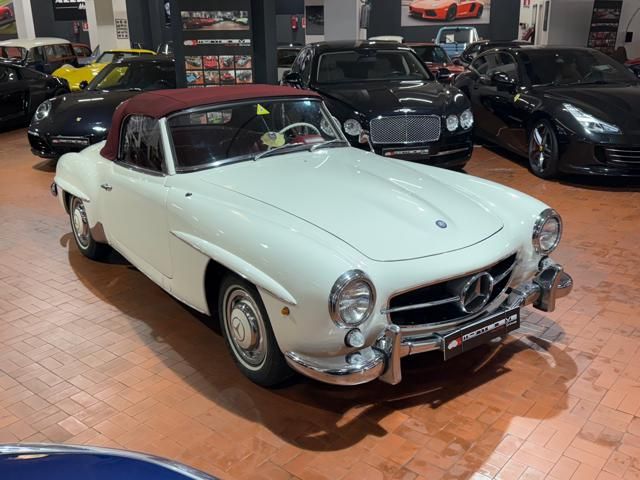 Mercedes-Benz 190 SL for sale | MERCEDES-BENZ 190 SL AVORIO-CAPOTE ROSSA-MATCHING NUMBERS-ASI ORO