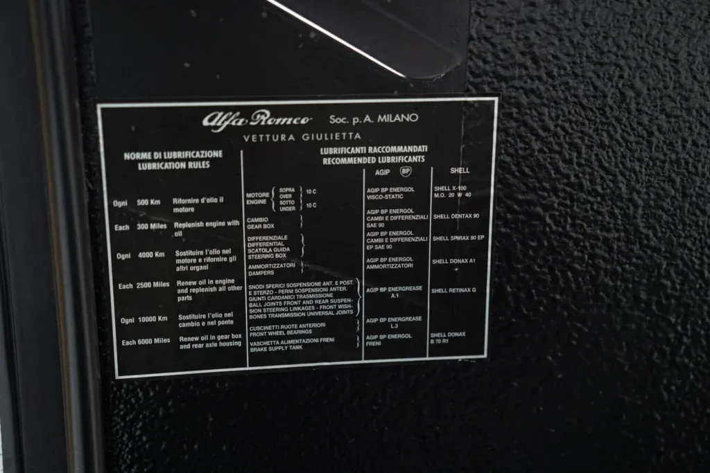 Alfa Romeo Giulietta (750/101) for sale | 1964 ALFA ROMEO GIULIA 1.6 SS BERTONE - Image 66