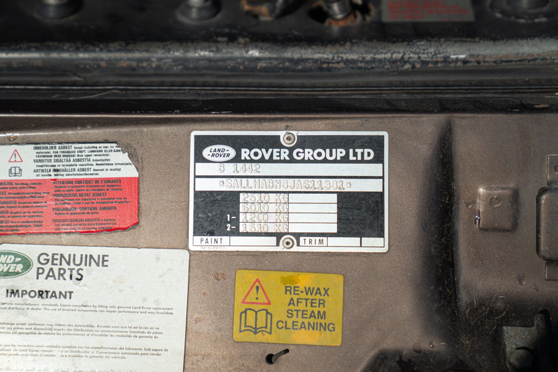 Land Rover Range Rover for sale | 1986 LAND ROVER RANGER ROVER TURBO DIESEL - Image 60