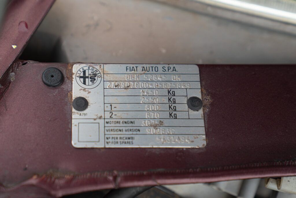 Alfa Romeo 33 for sale | 1992 ALFA ROMEO 33 1.3 I.E. 4X4 SPORT WAGON - Image 53