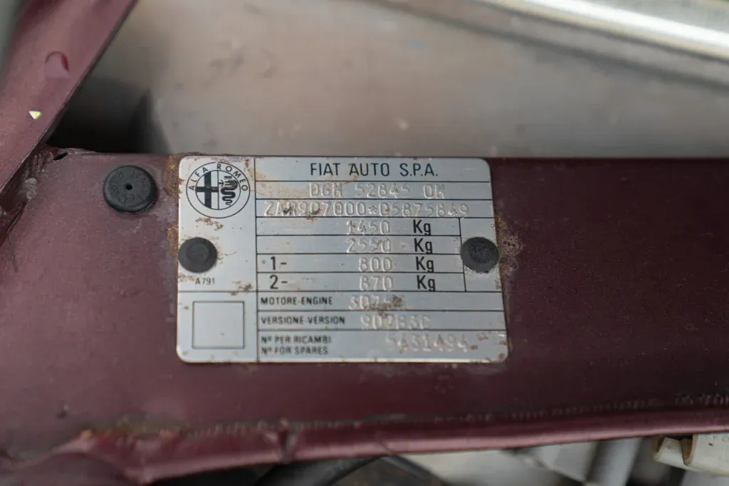 Alfa Romeo 33 for sale | 1992 ALFA ROMEO 33 1.3 I.E. 4X4 SPORT WAGON - Image 52