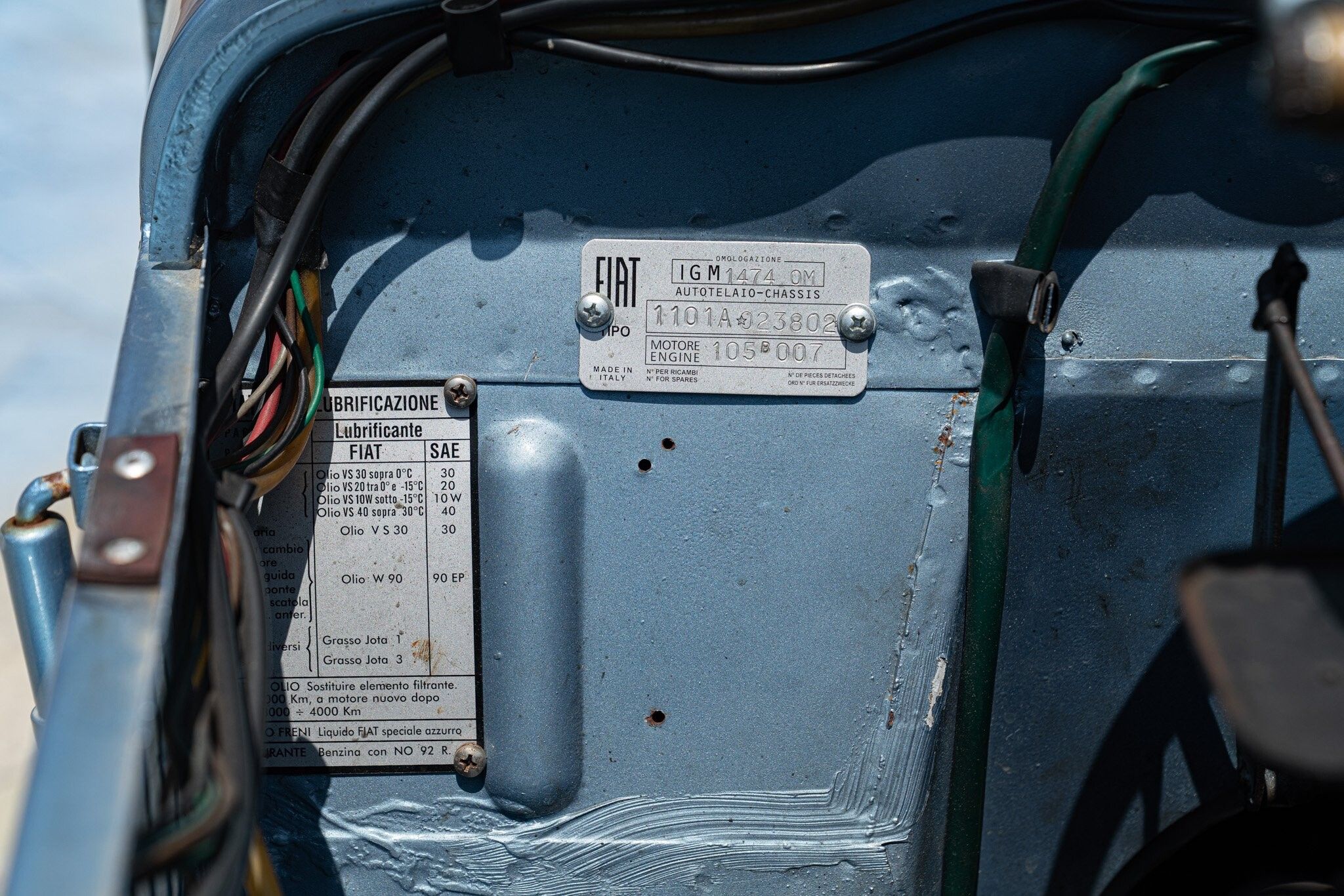 Fiat Campagnola for sale | 1968 FIAT CAMPAGNOLA 1101 A - Image 62