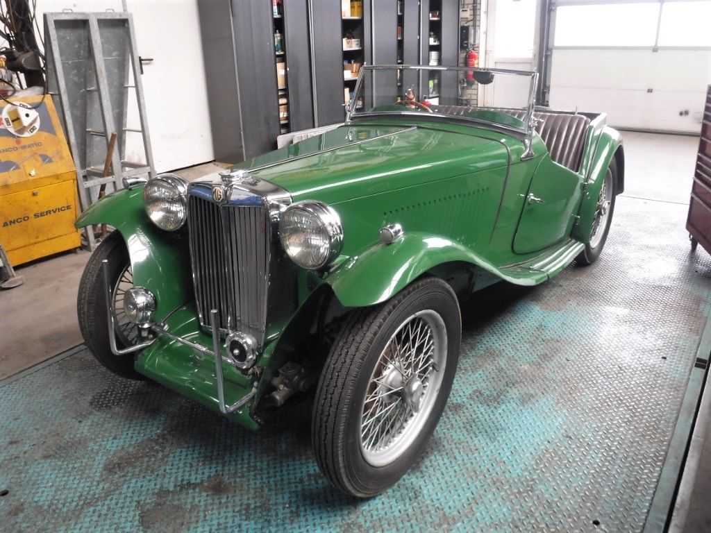 MG TC for sale | MG - TC green no. 5971 RHD