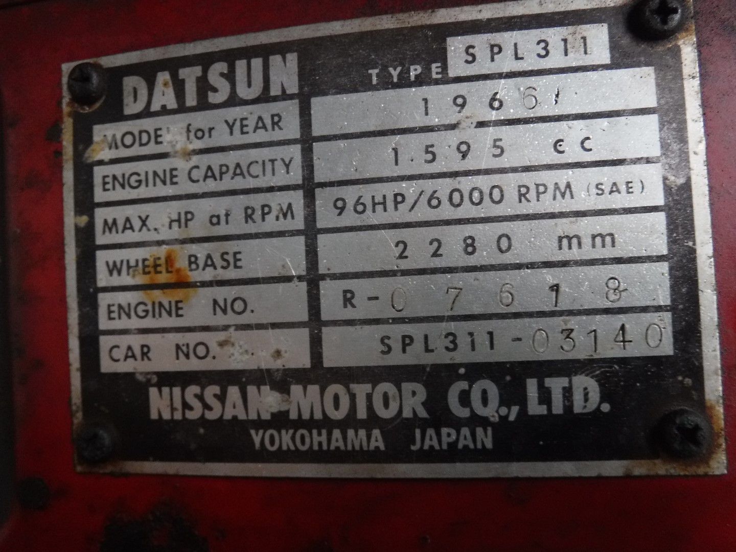 Datsun Sports (Roadster) for sale | Datsun - 1600 Fairlady 03140 - Image 20