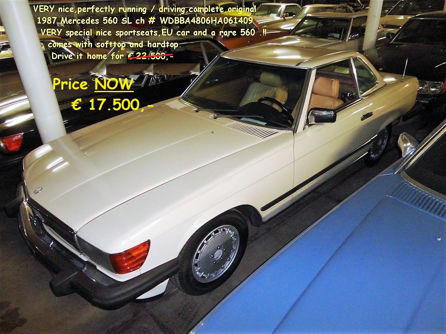 Mercedes-Benz SL for sale | Mercedes - 560 SL Creme - Image 10