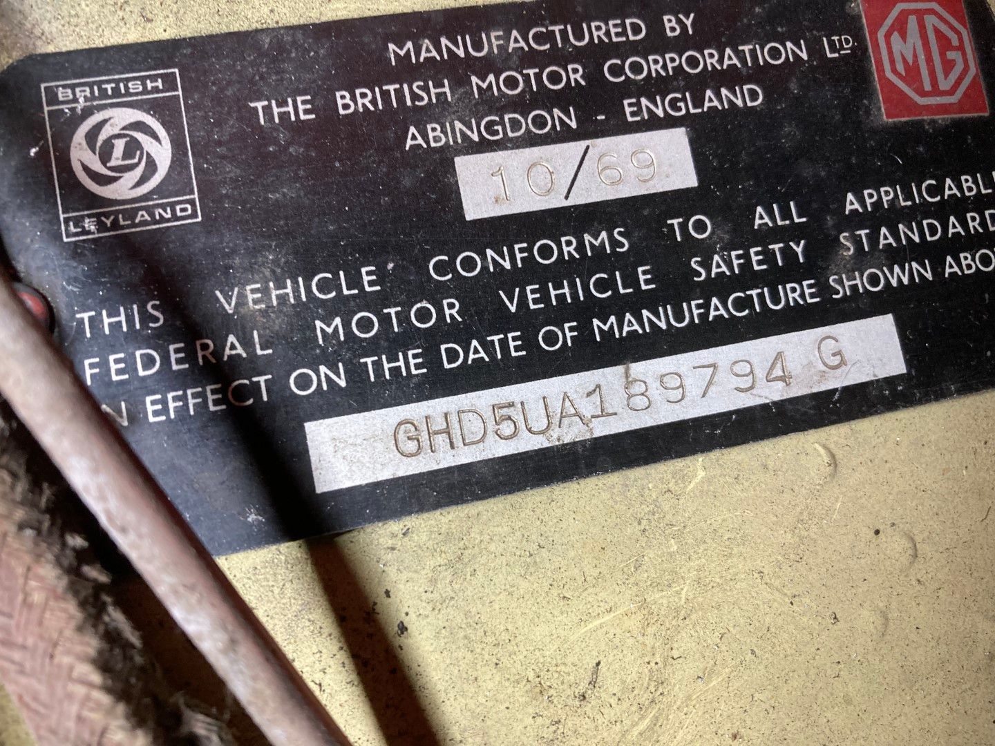 MG MGB GT for sale | MG - B GT to restore '70 - Image 22