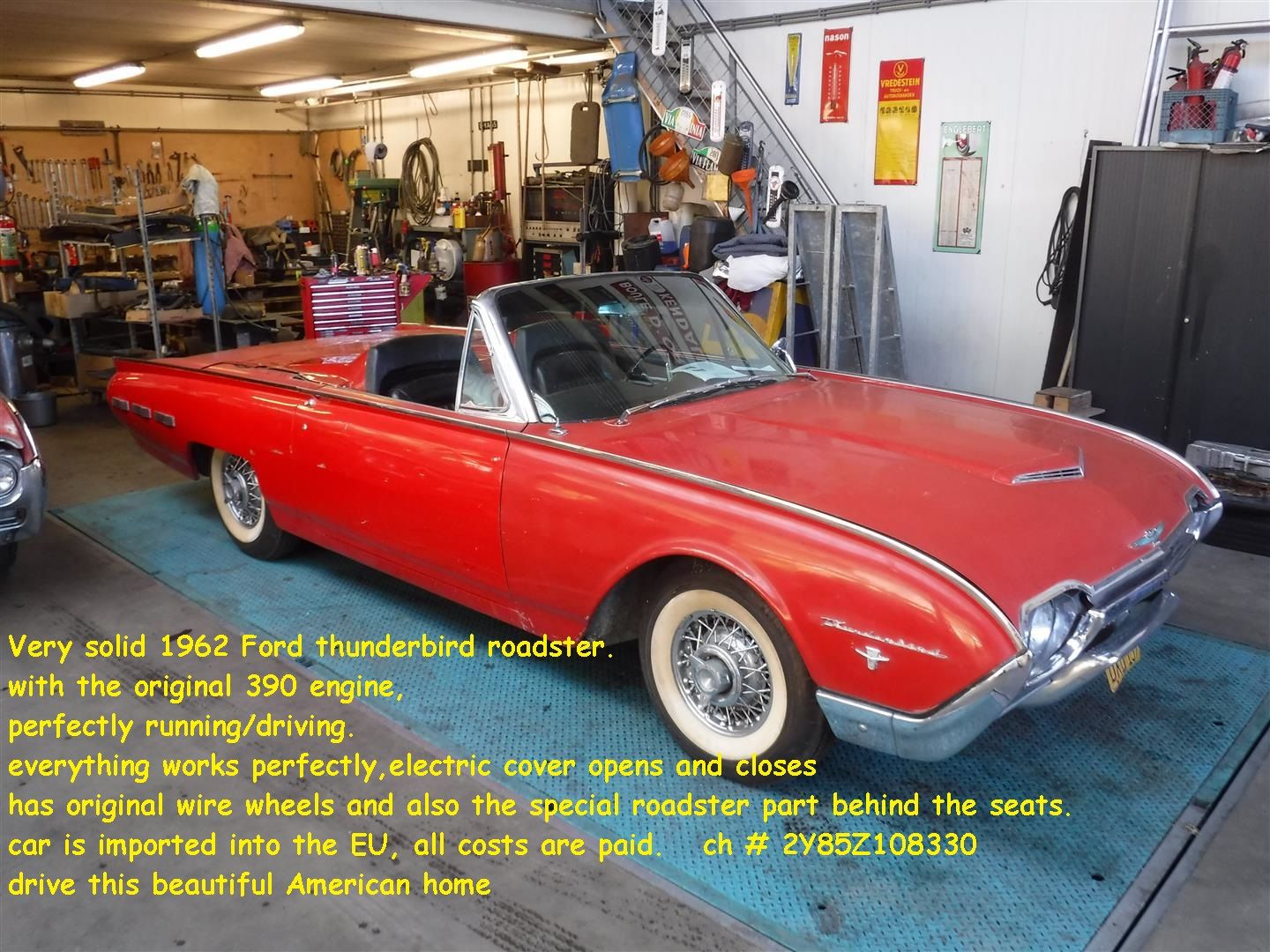 Ford Thunderbird for sale | Ford - Thunderbird Roadster 1962 - Image 25