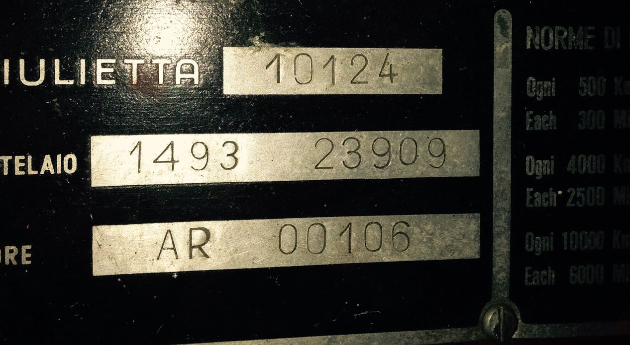 Alfa Romeo Giulietta (750/101) for sale | Alfa Romeo - Giulietta sprint veloce to restore - Image 39