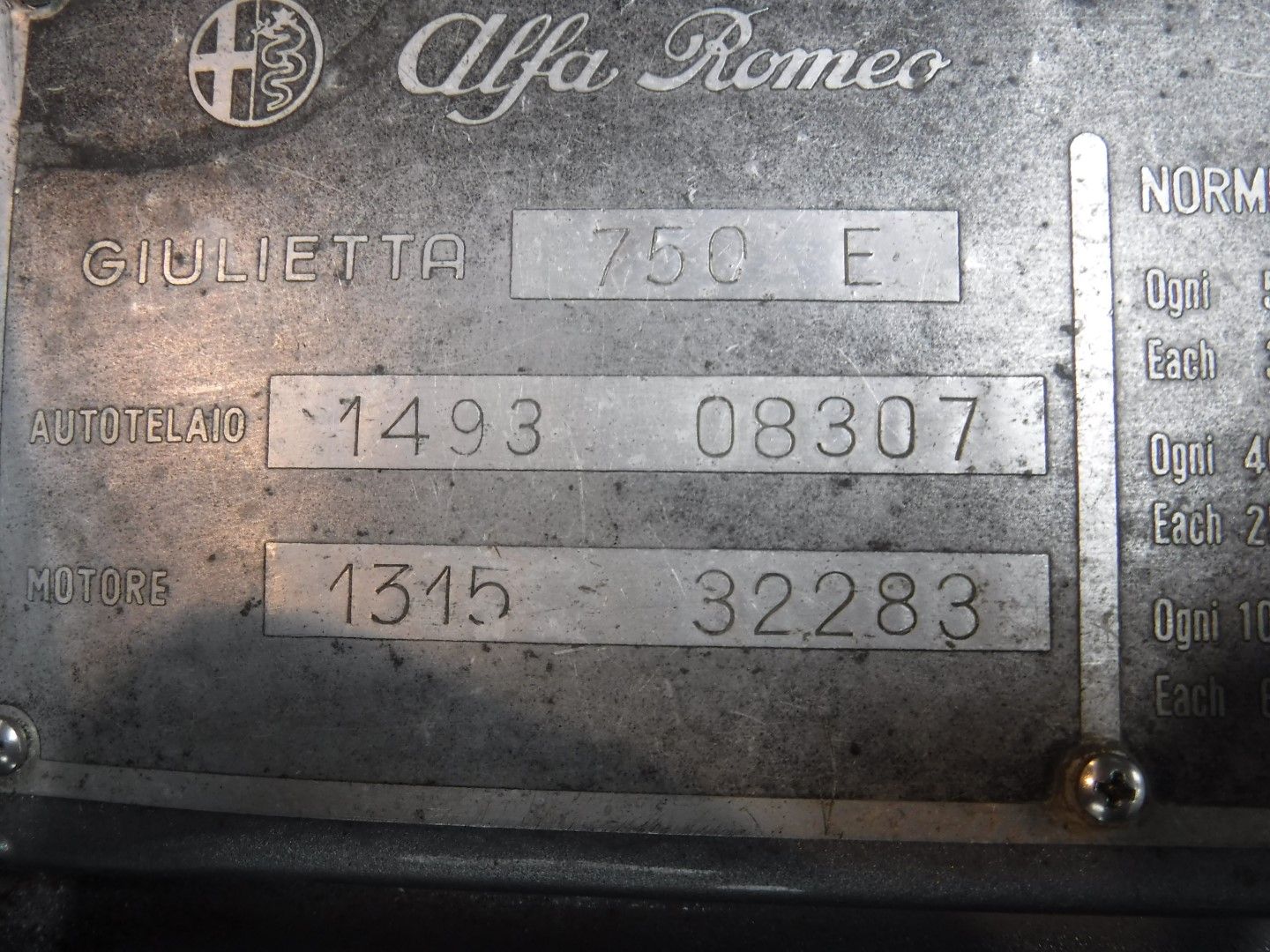 Alfa Romeo Giulietta (750/101) for sale | Alfa Romeo - 1300 Sprint Veloce 8307 - Image 53