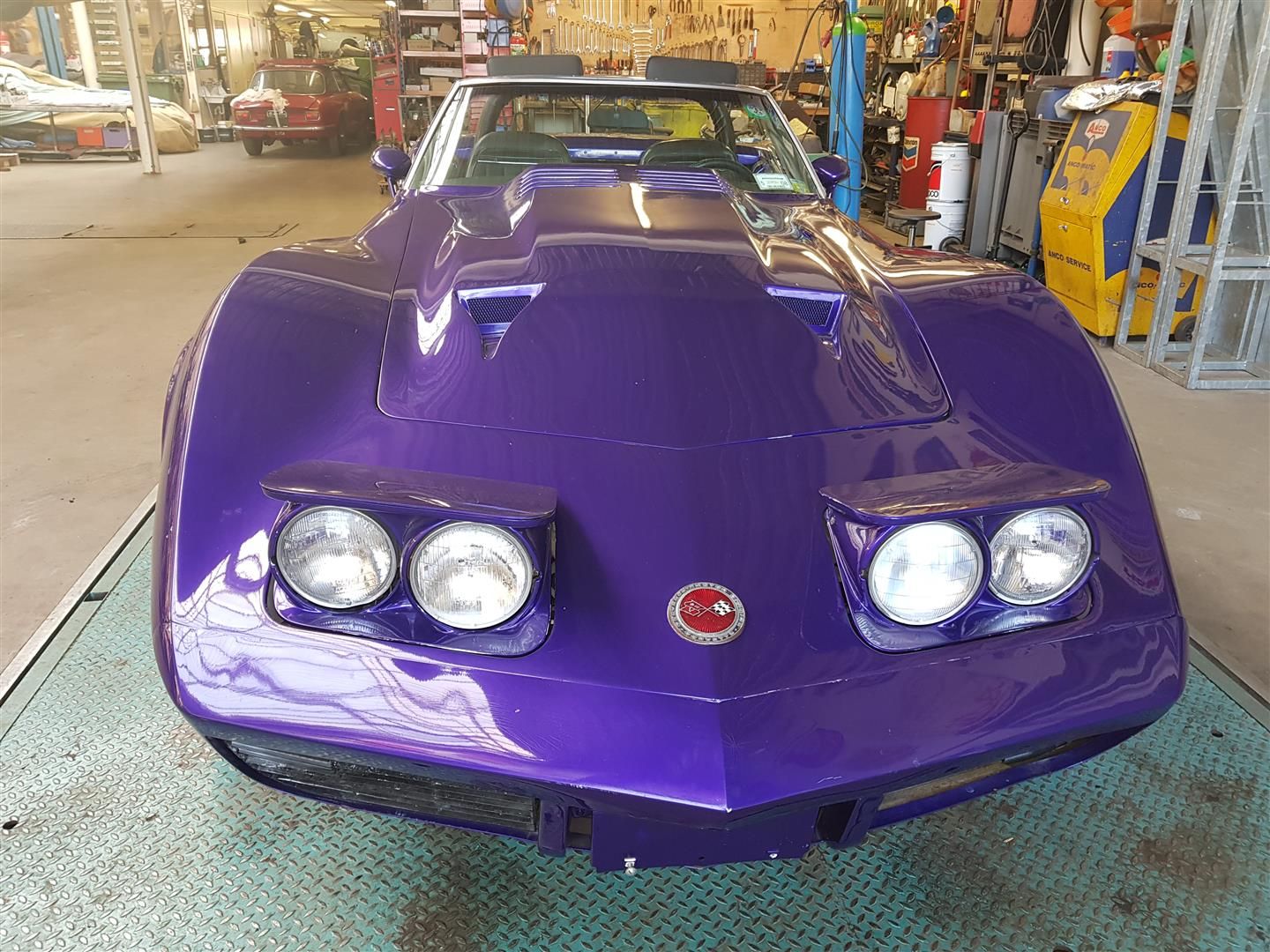 Chevrolet Corvette for sale | Chevrolet - Corvette '73 cabrio purple - Image 44