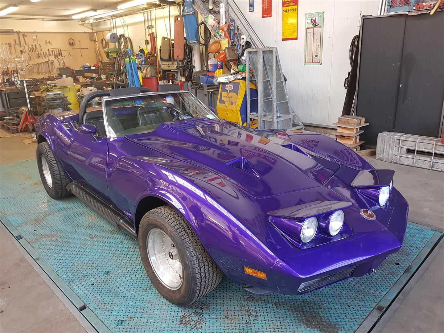 Chevrolet Corvette for sale | Chevrolet - Corvette '73 cabrio purple - Image 7