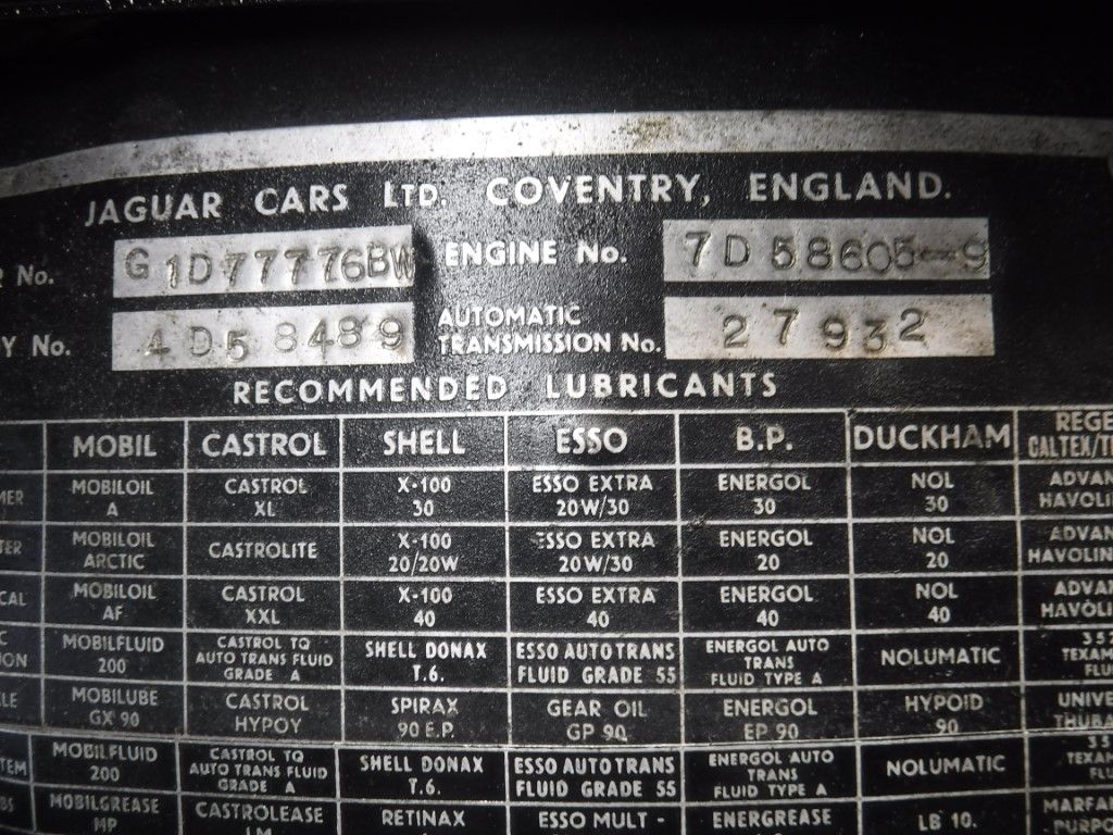 Jaguar 420G for sale | Jaguar - 420G Saloon no. 7776 - Image 69