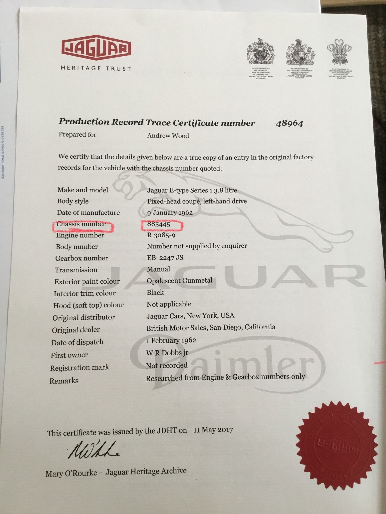 Jaguar E-Type for sale | Jaguar - 1 ste serie E-type 1962 - Image 77