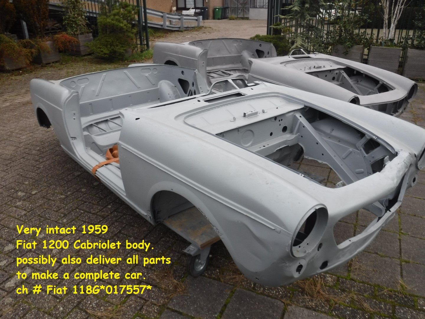 Fiat 1200 for sale | Fiat - 1200 Cabriolet body - Image 11