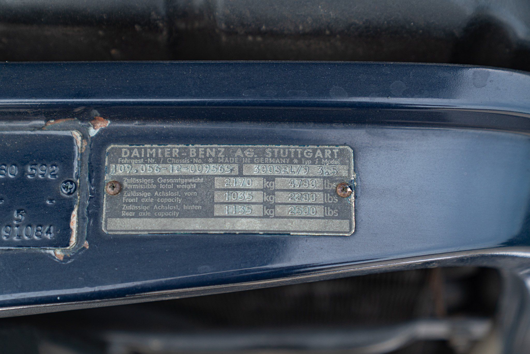 Mercedes-Benz W108/W109 for sale | 1973 MERCEDES -BENZ 300 SEL 3.5 - Image 59