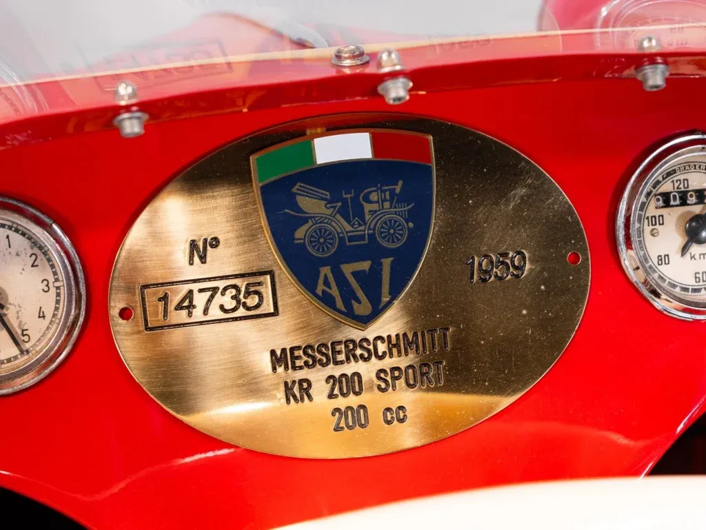 Messerschmitt KR 200 for sale | 1959 MESSERSCHMITT KR 200 SPORT - Image 73