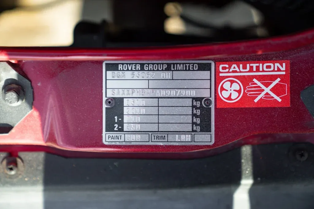 Rover 100 for sale | 1994 Rover 100 Cabriolet - Image 56